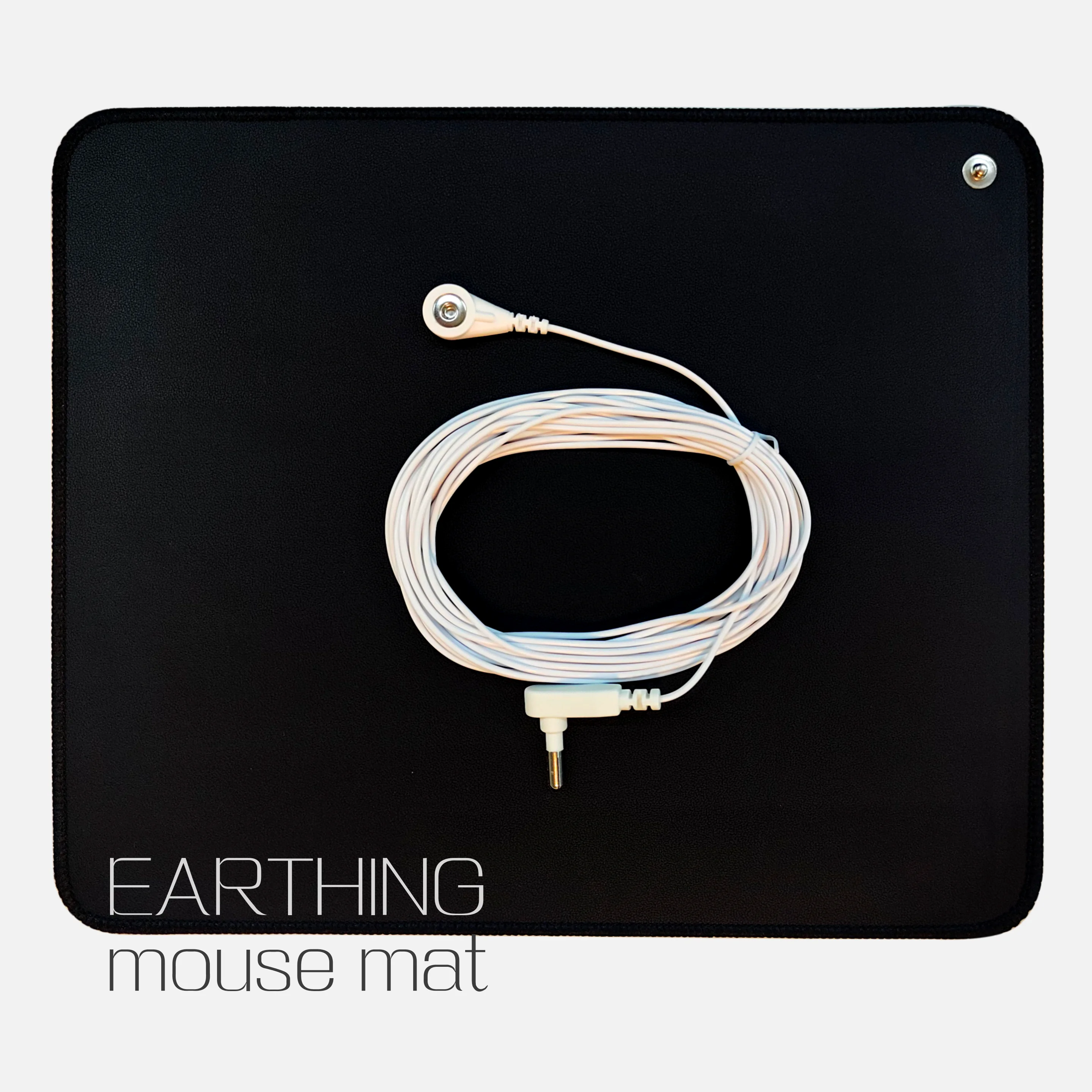 

Earthing mat Health desk mat with grounding cord ESD protection EMF protection 25*30cm PU leather