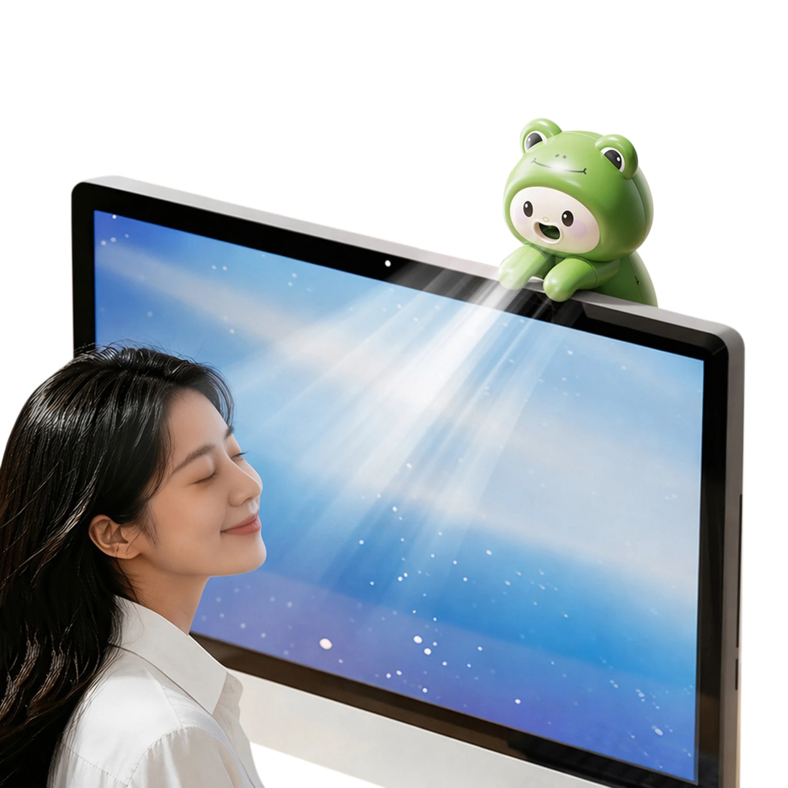 Clip-On Food Table Fan with Data Cable USB Rechargeable Food Cooler Mini Hanging Cup Fans for Kids Meal Office Desktop Gathering