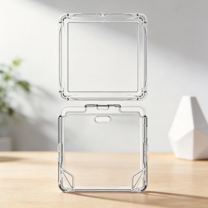TPU-Gehäuse für RG Rotate Gaming System mit transparenter Oberfläche und verbessertem Fallschutz. Gaming-Zubehör M76A – Detail 1