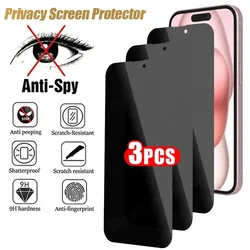 3PCS Privacy Tempered Glass Anti-Spy Screen Protector For Vivo Y20A Y21S Y20S Y11S Y70 Y01 Y33 Y33S Y33S Y21 2021 Y21A 4G 5G