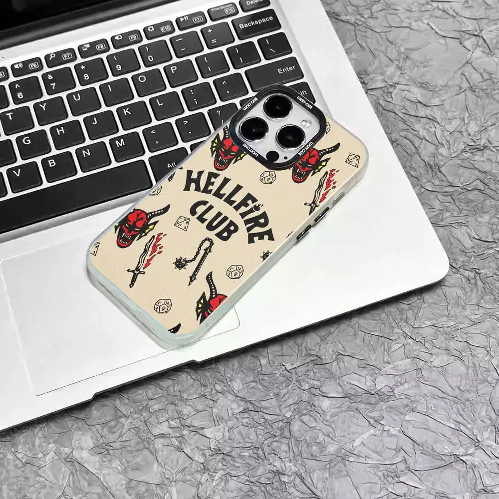 إيدي مونسون جراب هاتف ليزر IMD لون فضي شل آيفون 17 16 15 14 13 12 11 Air Pro Max Plus #4