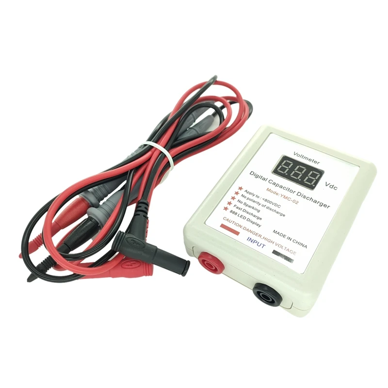 800V Digital Capacitor Fast Discharger High Voltage Discharging Tool For Electronic Repair Display