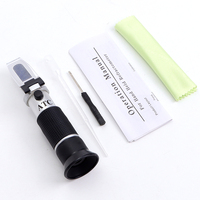 HandHeld 28-62% Sugar Refractometer ATC Brix Tester Sugar Meter High Concentration Densimeter for Fruit Sauce Juice Jam Drinks