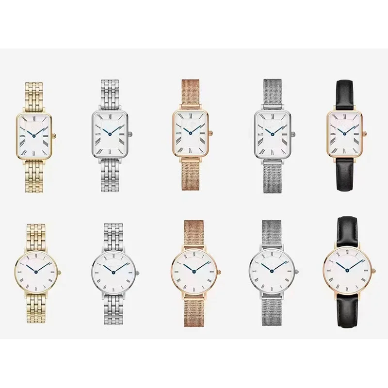 [Can It Be Verified?]Delivery Supported WatchdwCouple Casual Waterproof Quartz Watch Women's Simple Clock New Wrist Watch