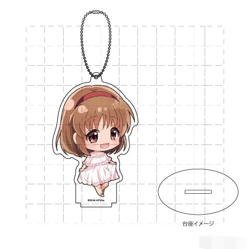 Jeu Sawatari Makoto Kawasumi Mai Tsukimiya Ayu Minase Nayuki, support en acrylique, poupée, porte-clés Anime, modèle Cosplay, jouet cadeau