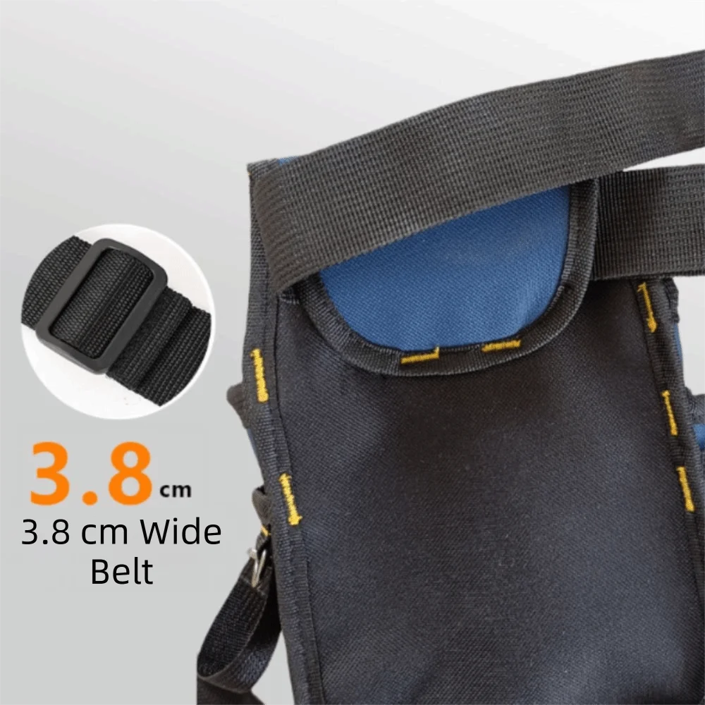 

Регулируемый поясной ремень Ремень для садовых инструментов Многофункциональная сумка для инструментов из ткани Оксфорд Прочный материал с несколькими карманами