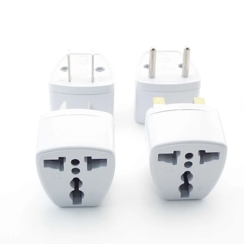 Universal AC Power Ladegerät Adapter Konverter Federweg 2 runde Stift buchse us/uk/au/de/itlay eu Stecker u26