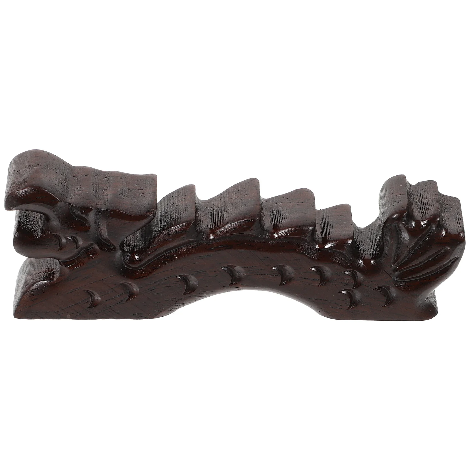

Dragon Shape Wooden Calligraphy Brush Pen Holder Retro Vintage Desk Pen Rack Calligraphy Brush Rest Artistic Storage