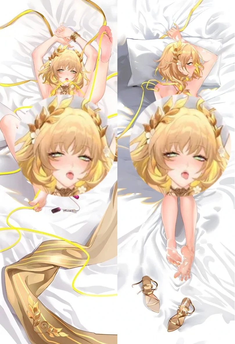 هونكاي: ستار ريل تأثير لعبة Aglaea تأثيري Dakimakura كيس وسادة المعانقة الجسم الدعامة #3