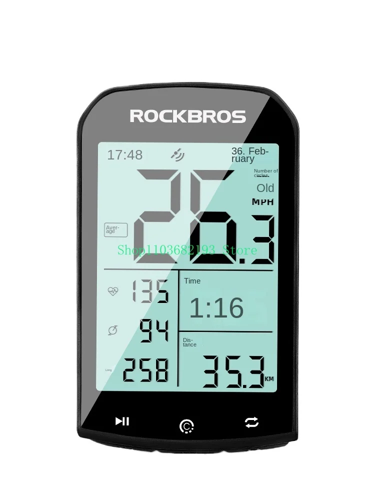 

Bicycle Code Meter GPS Wireless Mountain Highway Vehicle Riding Speed Measuring Positioning Odometer Pedometer