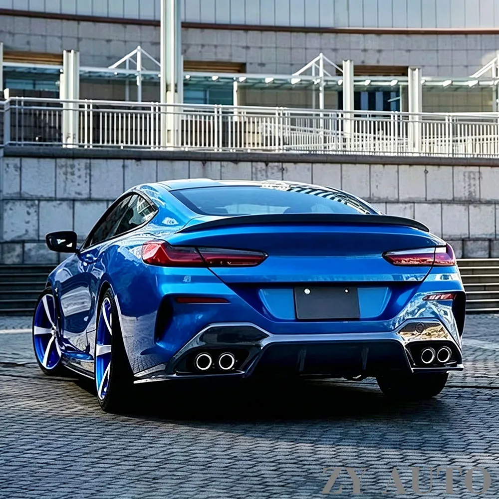 For BMW 8 Series G14 G15 G16 2021-2023  Carbon Fiber Trunk Spoiler Wing Car Exterior Modification Accessories