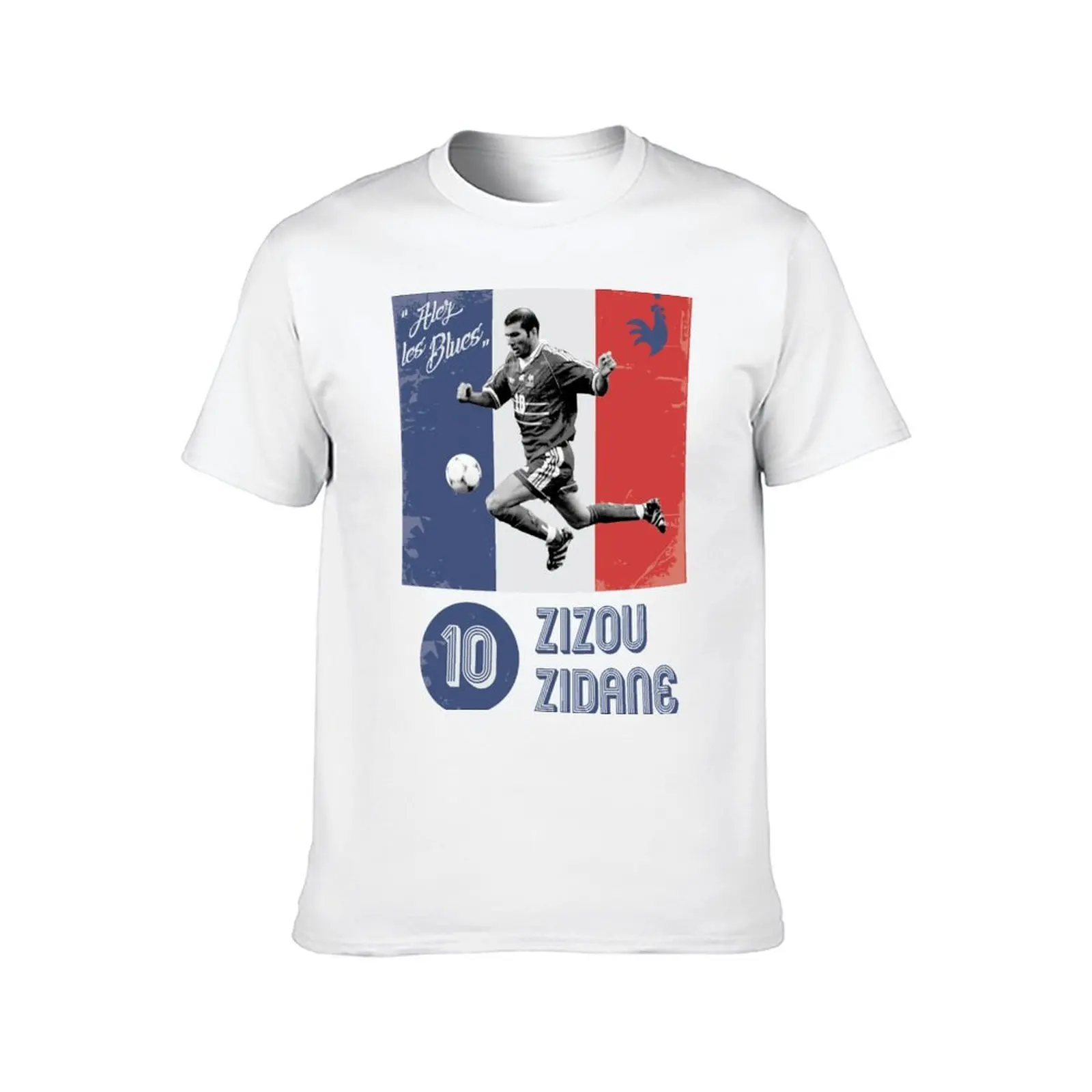 قميص تي شيرت تي شيرت قطني للرجال قميص زيدان تي شيرت رجل مضحك للرسومات زيزو