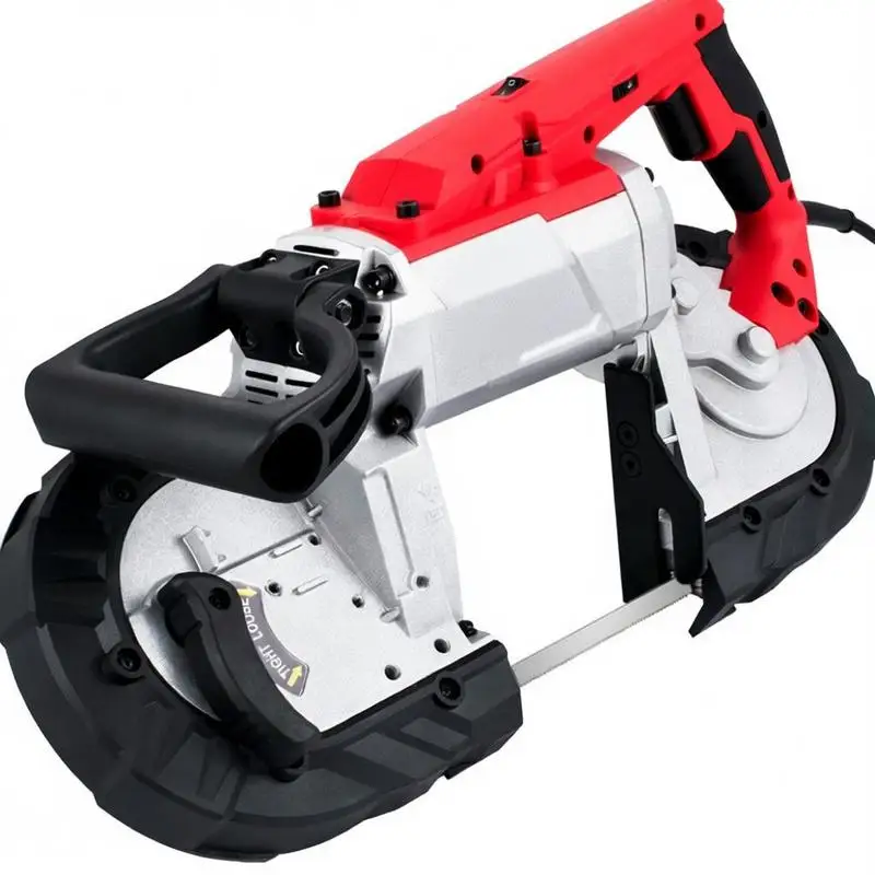

Portable Metal Cutting Saw 5-Inch Capacity For Metal Wood Plastic Variable Speed Handheld 10A Motor Tubing Pipes Rebar Construction Professional Tool Kit Adjustable Speed Heavy Duty Design Case Included