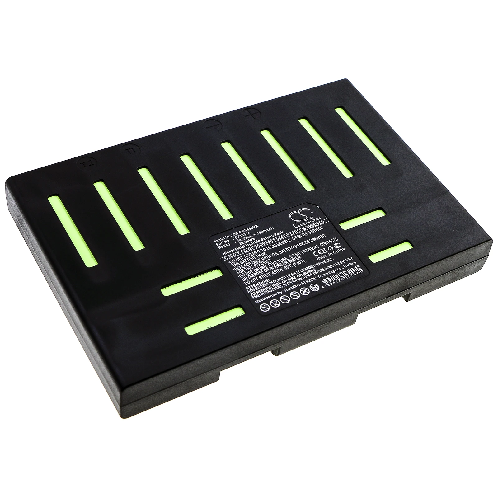 Ni-MH Vacuum Battery for CleanMate, Proscenic, RoboJet, 14.4V, 2500mAh, QQ-5a, Pro QQ6, Pro coco, Smart 680T, 902S, 902 NONO,Air