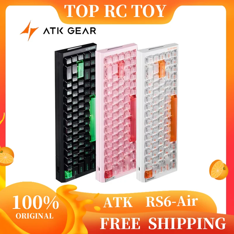 ATK GEAR RS6 Air 65% Co-Developed Magnetic Mechanical Keyboard 8K Polling Rate 0.28Ms Latency RGB Backlit Esports High-End Gamer