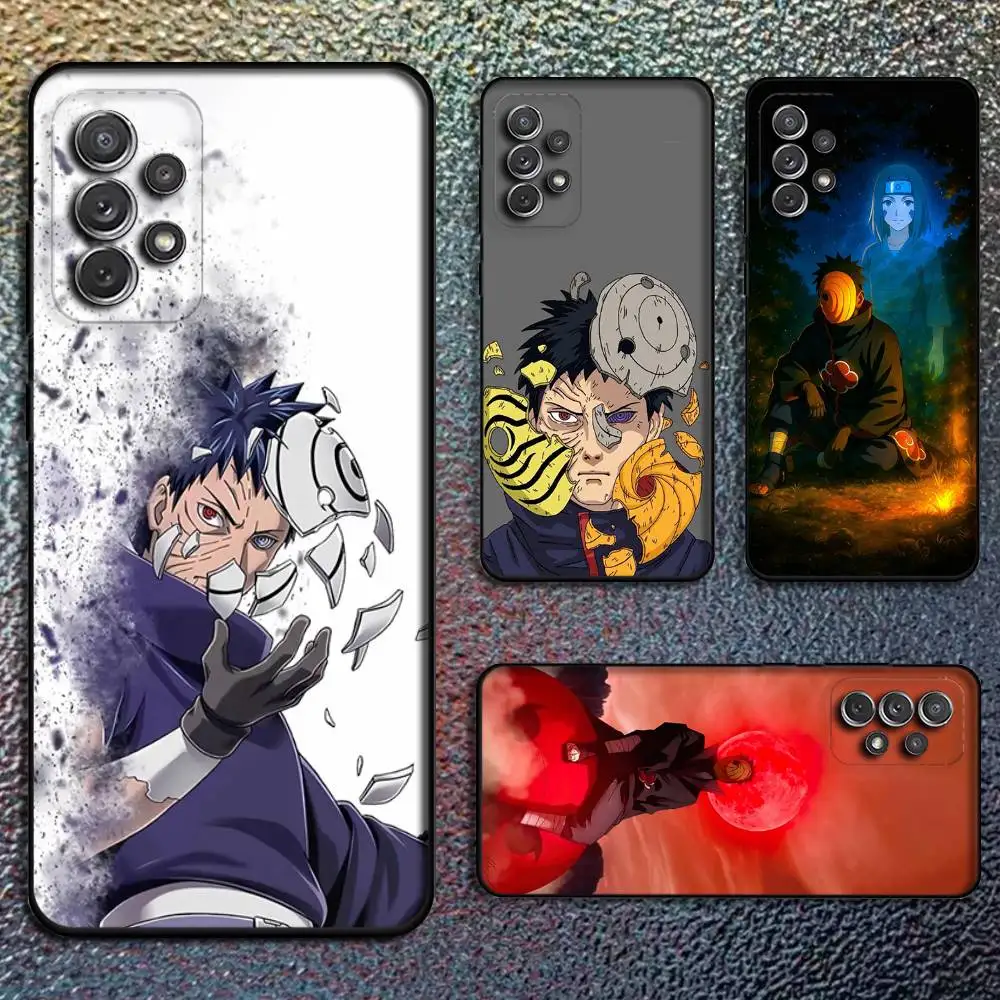 

U-UchihaS Anime O-Obito Phone Case For Samsung S25,S24,S21,S22,S23,S30,Ultra,S20,Plus,Fe,Lite,Note,10,9,5G Black Cover
