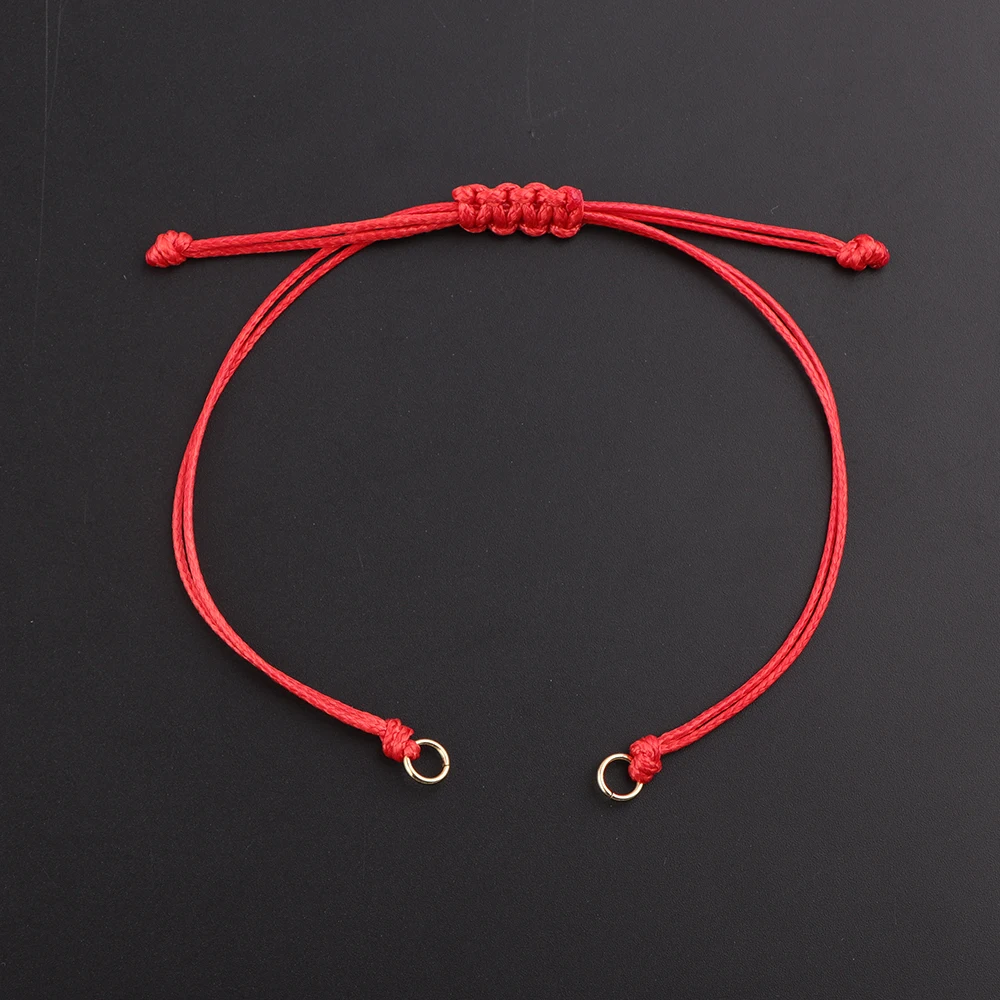 20 stks/partij Handgemaakte Wax Draad Gevlochten Armband Verstelbare Waxkoord Hanger Ketting voor DIY Handgemaakte Armband Accessoires Sieraden