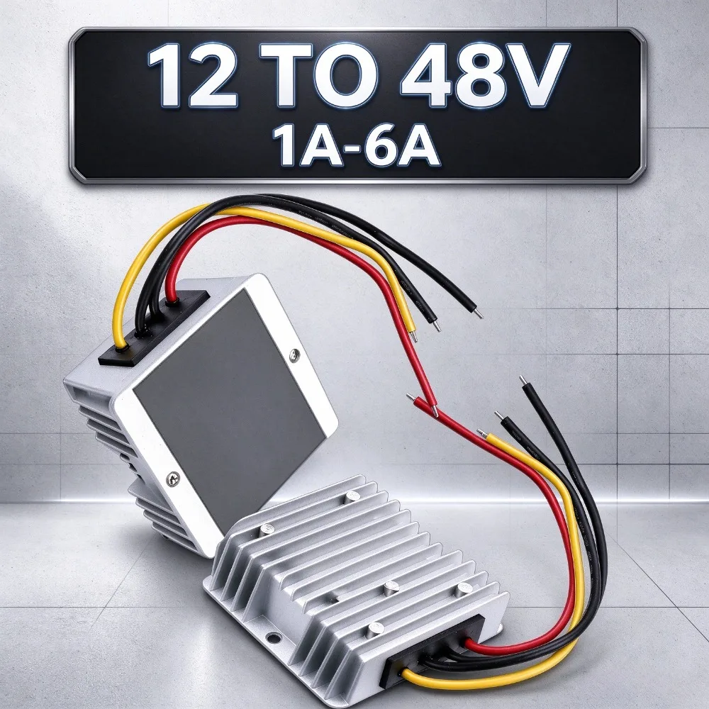 DC-DC Step Up Converter 12V To 48V, 12V (9-30V) To 48V DC Boost Module, 24V To 48V 1A 2A 3A 5A 6A Booster Boost Converter