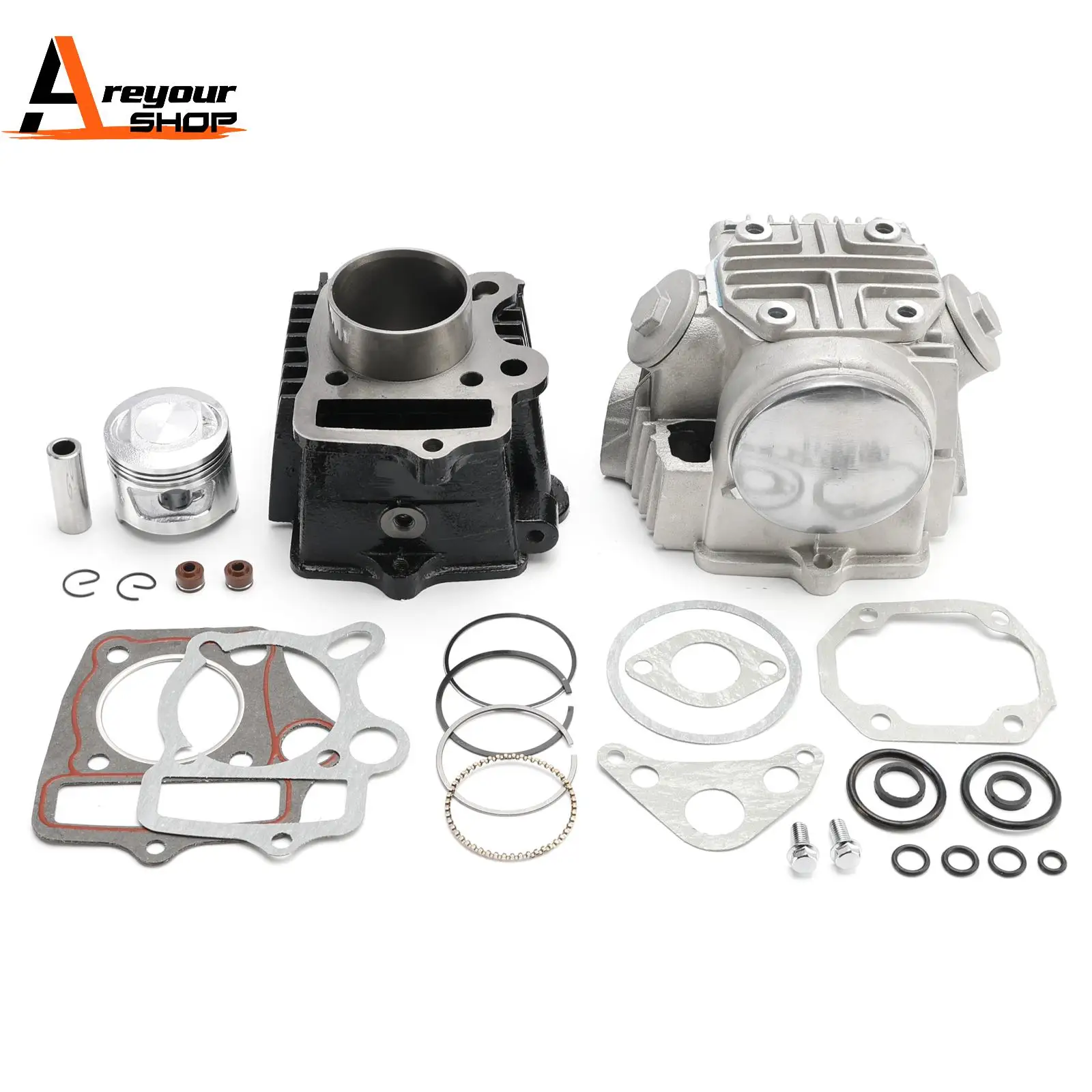 AREYOURSHOP 90CC CYLINDER REBUILD ENGINE KIT FOR HONDA TRX90 TRX 90 C90 C90M CUB XR90 CRF90