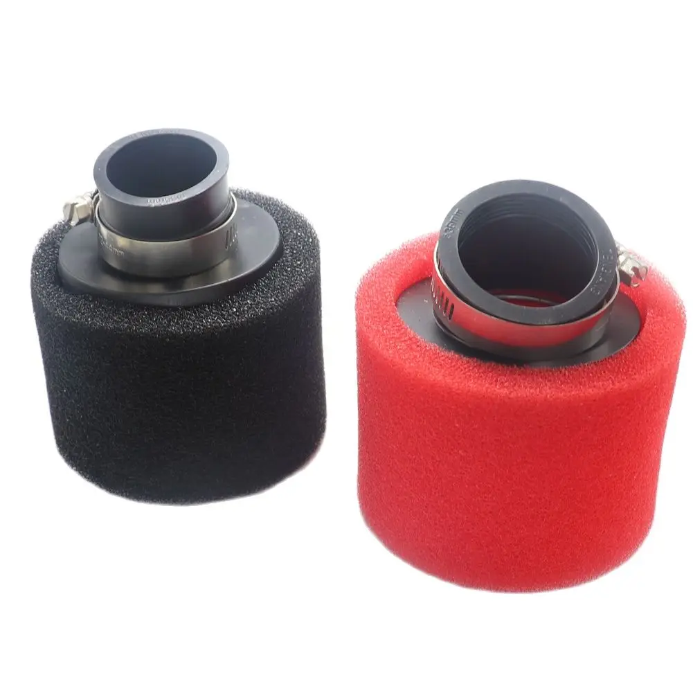 Black and Red Foam Air Filter 35mm 38mm 42mm 45mm 48mm 50mm 60mm Sponge Cleaner Moped Scooter Dirt Pit Bike Motorcycle