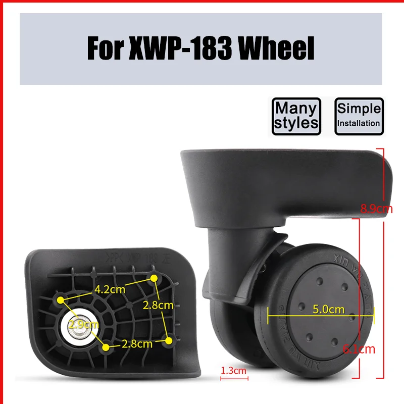 

Suitable For XWP-183 Suitcase Carrying Wheel Suitcase Replacement Accessories Replacement Universal Wheel Luggage Repair Pulley