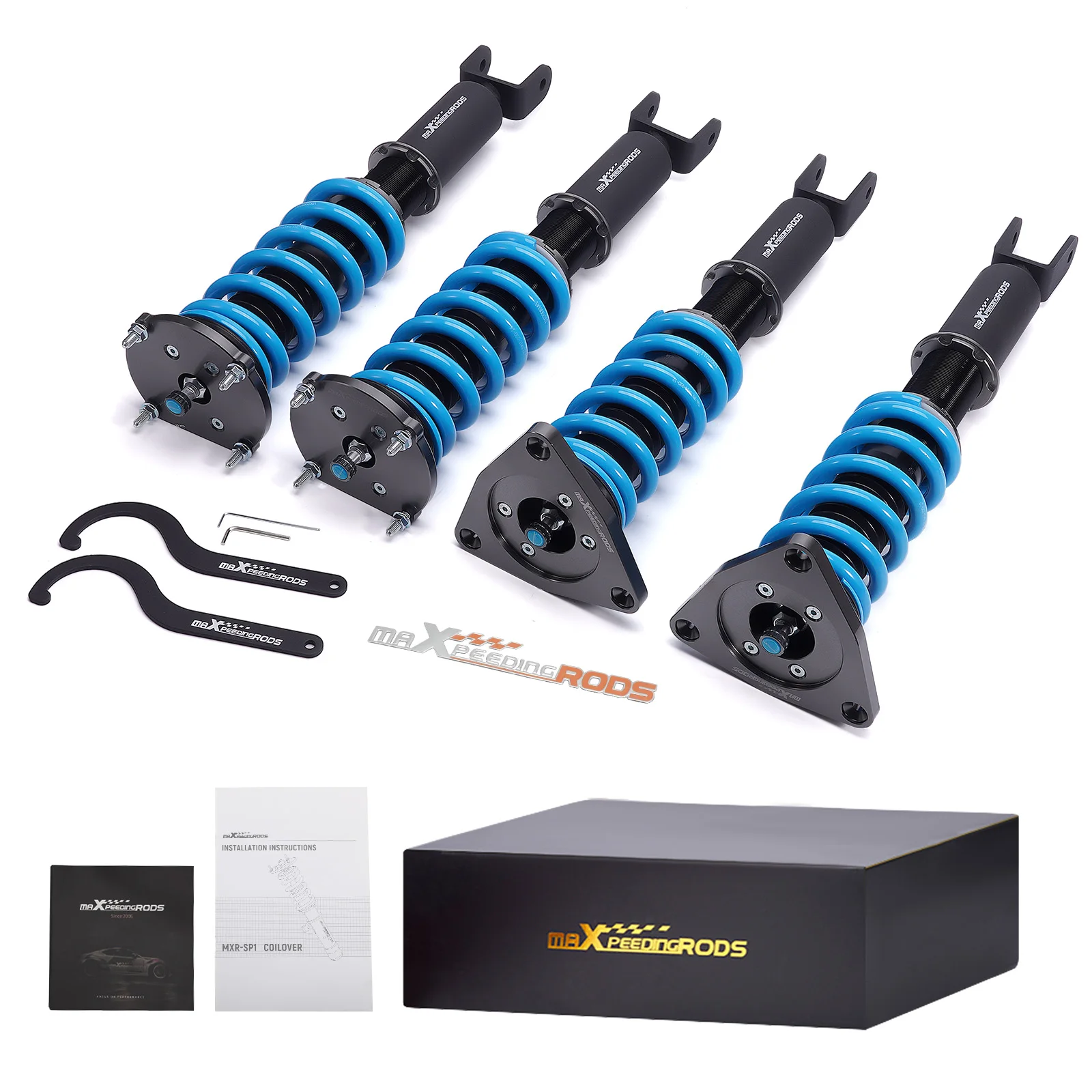 

24 Way Damper Adjustable Coilovers Shock Strut Kit For Audi A8 Quattro 2004-2010