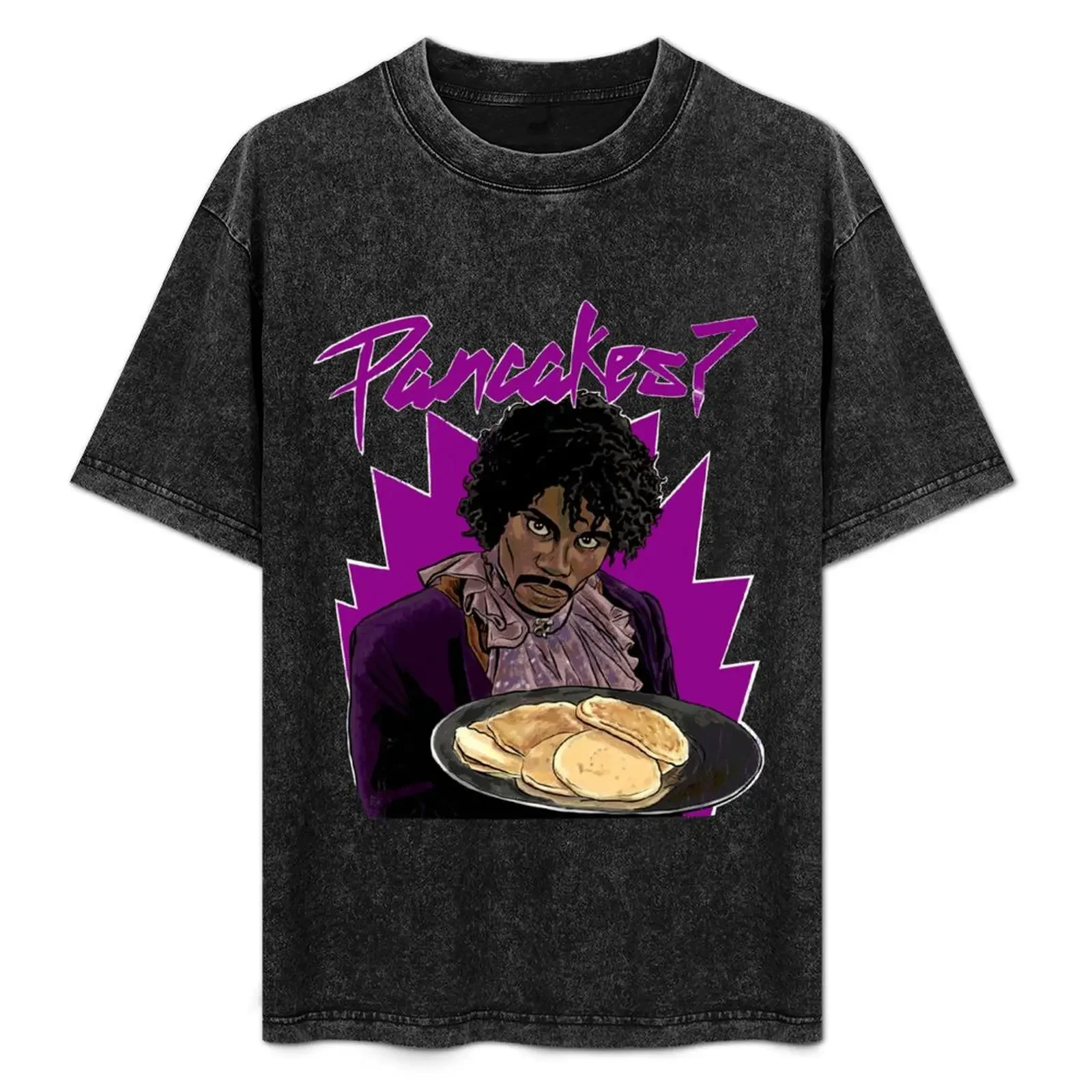 

Dave Chappelle Pancakes T-Shirt Abstract Pattern Print Top