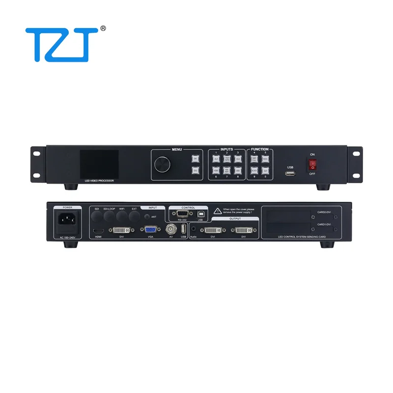 TZT TS802D + AMS-MVP300 Linsn LED Control Card and Full Color LED Video Processor for Video Wall Screen