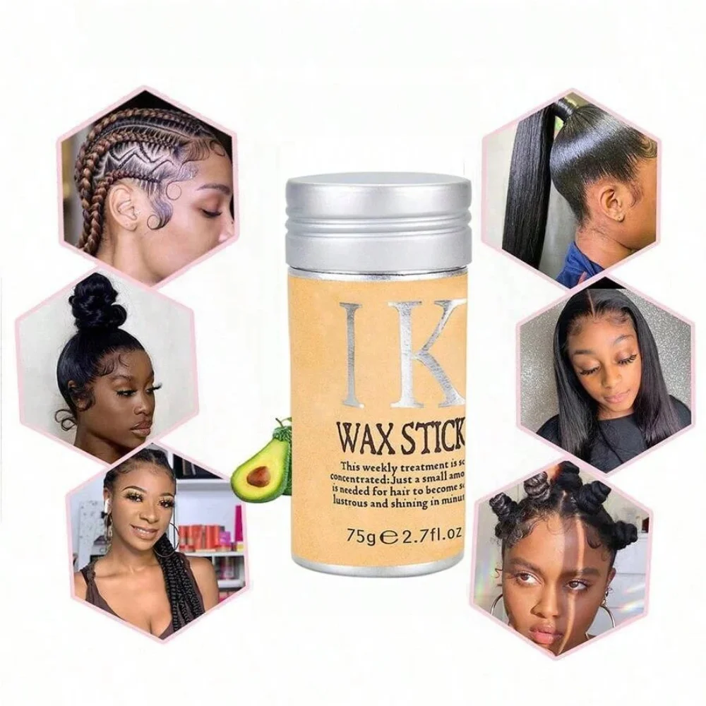 2025 Hair Wax Stick, Hair Pomade Stick Long-Lasting Styling Wax Stick, Hair Wax Stick Smoothing & Slick Stick For Hair Wigs image 3