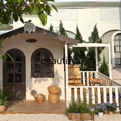 Game House Outdoor Cabin Game Room Assembly Tree House Outdoor Garden Outdoor Garden