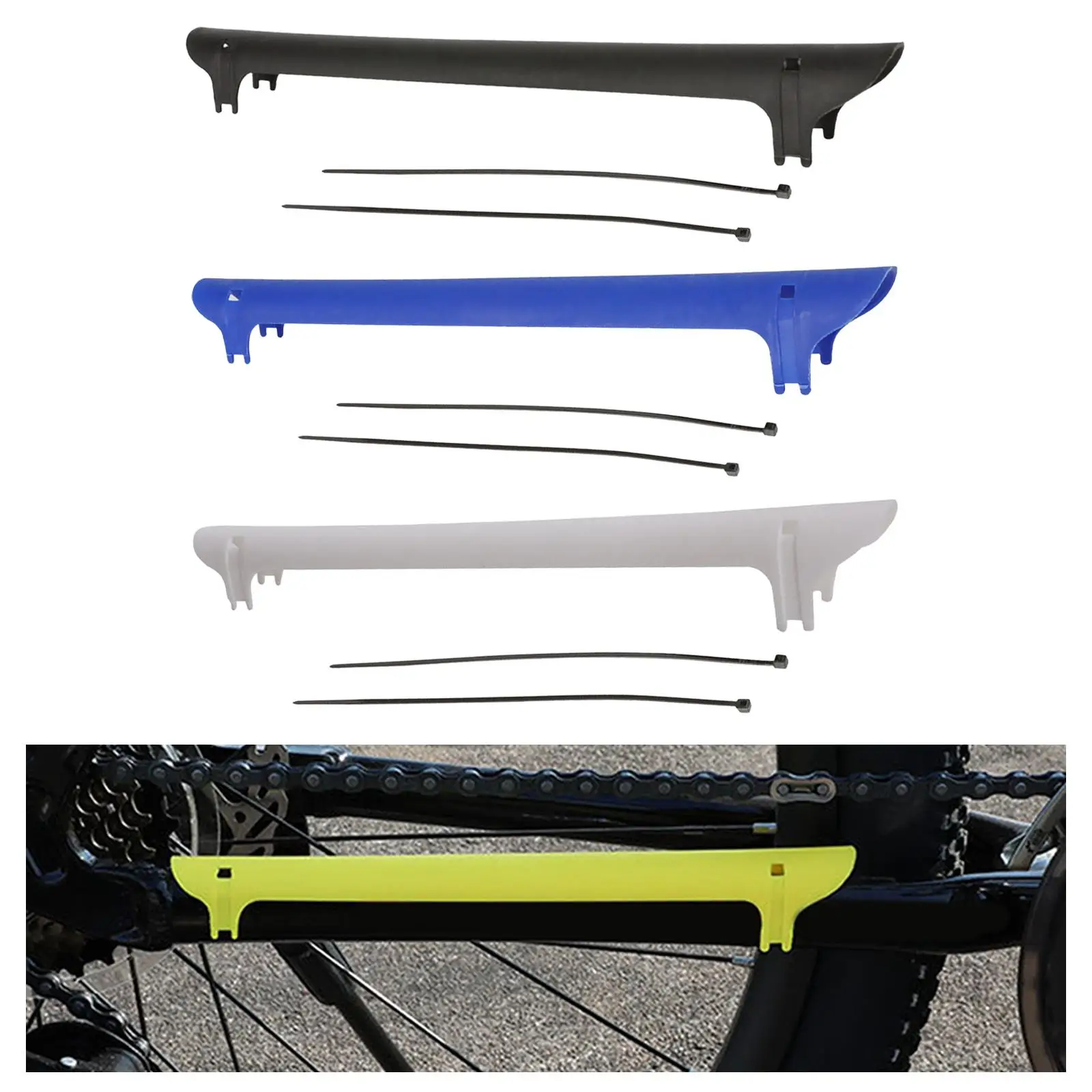 Bike Chain Protector Guard Frame Protection Protect Tape Adhesive Protective Guard Decal Chains Cover Road Mountain Bike