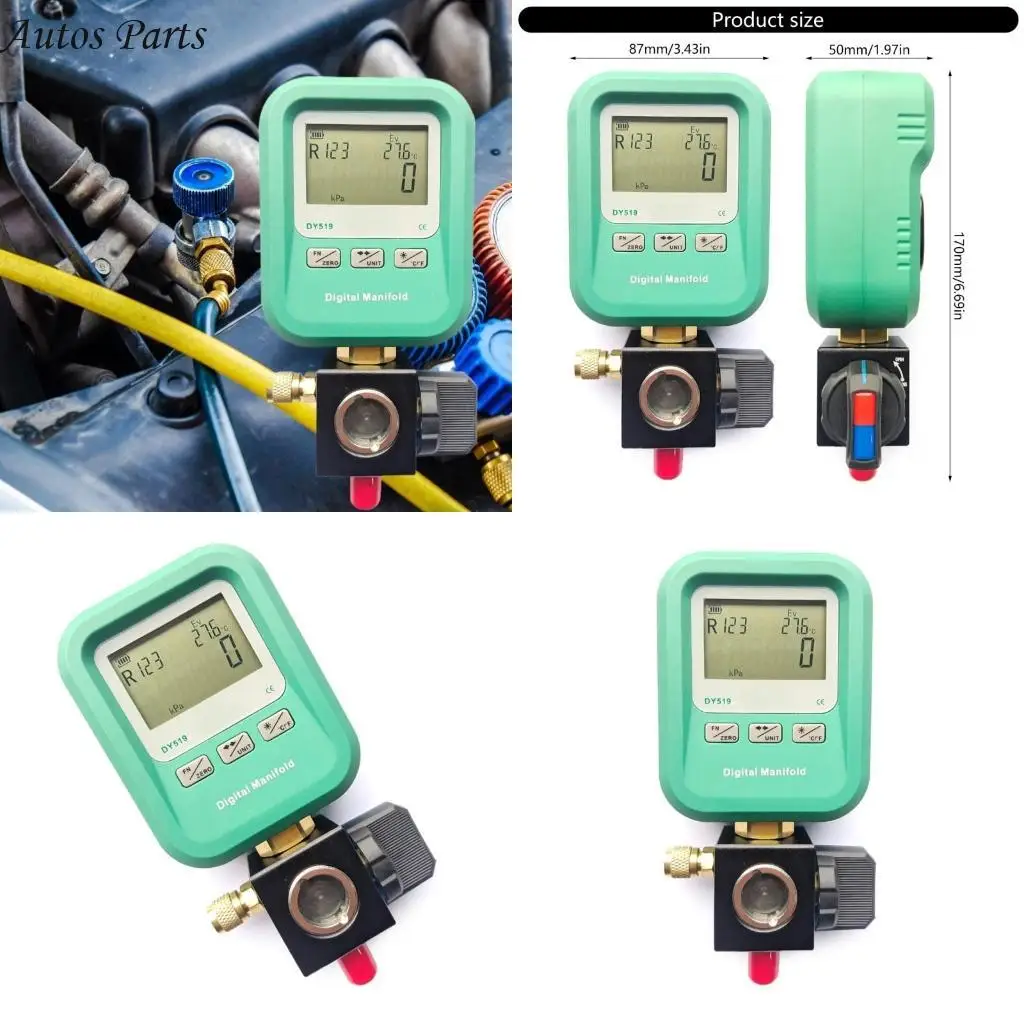 

57BA Quick Response Air Conditioning Charging Gauge Device for Efficient Repair Work