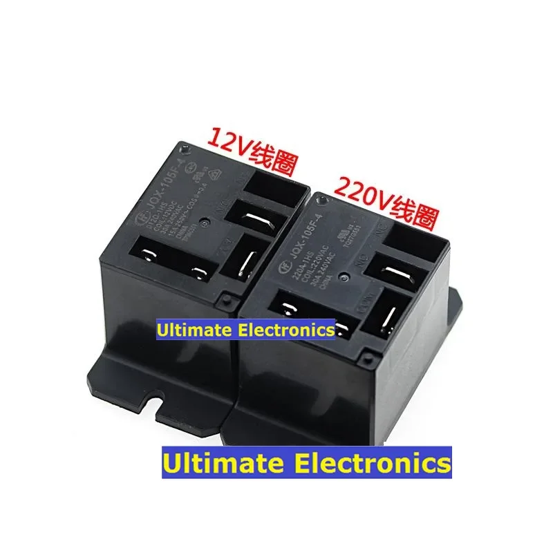 1pcs  HF-JQX-105F-4-012D-1HS 30A HF-JQX-105F-4-220A-1HS Air conditioning relay