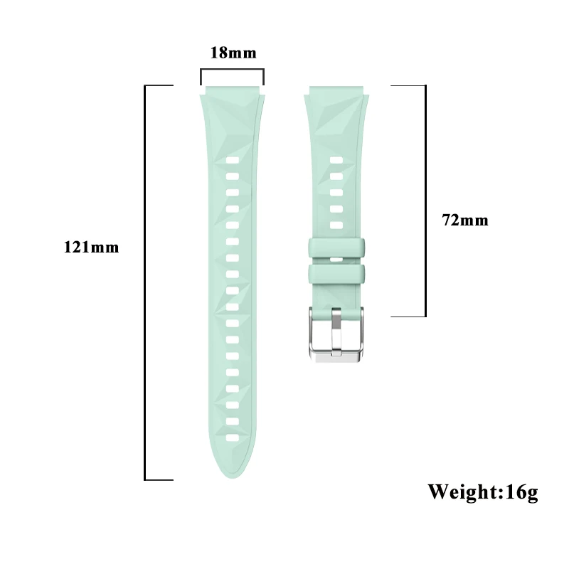 Ремешок для Huawei Watch GT5 41 мм GT5 Pro 42 мм дышащий водонепроницаемый быстросъемный браслет с пряжкой для GT5 41 мм/18 мм ремешок