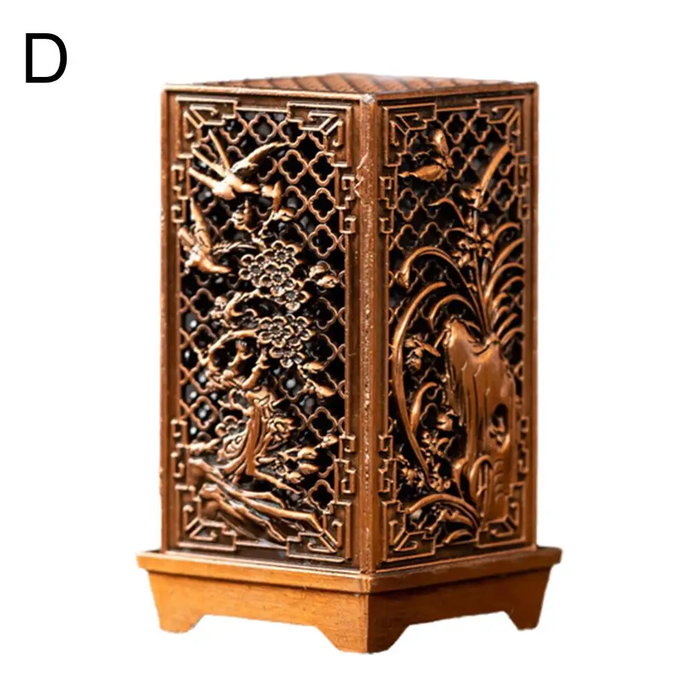 مربع عمودي البخور الصغيرة Xiangyun سبيكة زخرفة الصينية حامل الروائح البخور المنزل S البخور البرقوق I I6t5