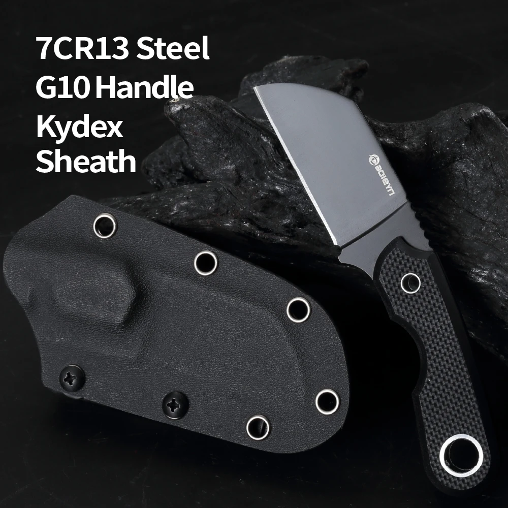

Рукоятка G10, материал 7CR13, нож с фиксированным клинком для активного отдыха, тактический инструмент для кемпинга и охоты, подходит для походов и исследований.