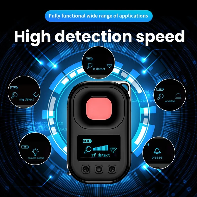 Rilevatori Rilevatore dispositivo di ascolto RF Rilevatore localizzatore GPS per hotel, viaggi, uffici