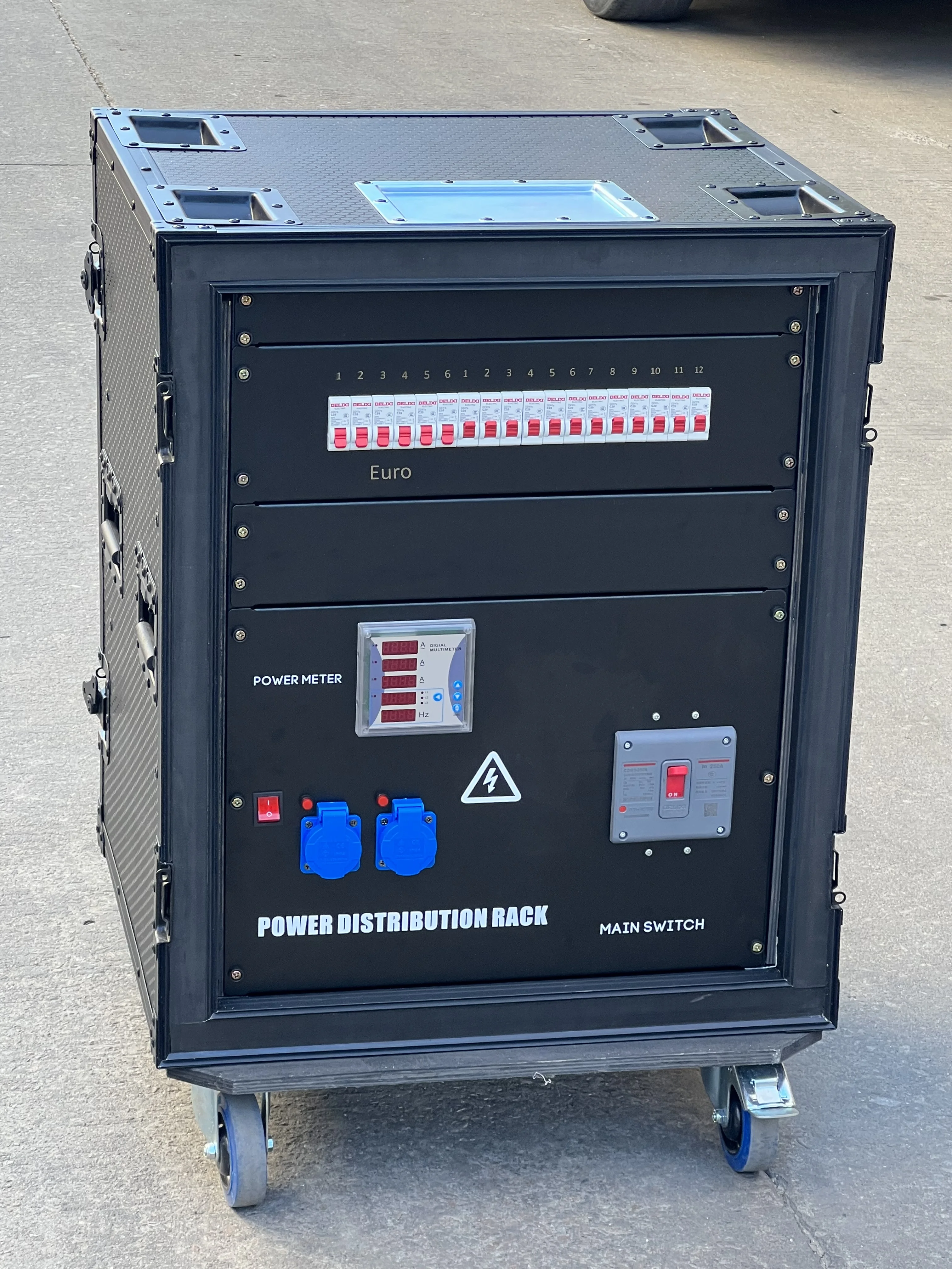 

30A Power Rock Distribution Equipment 14U 380V Euro-soccket Output for Stage