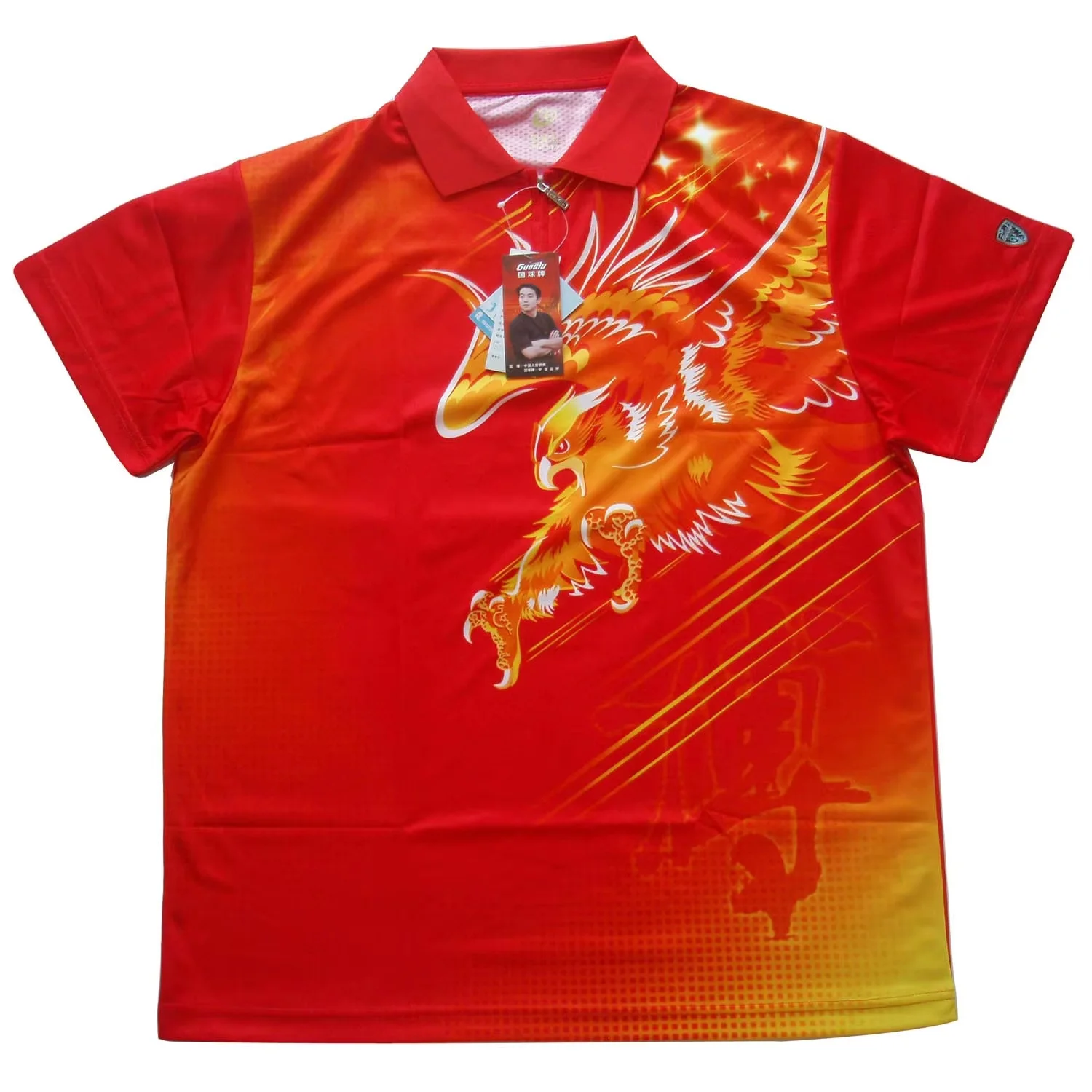 

Футболки для настольного тенниса GuoQiu, впитывающие пот, комфортные, высокого качества, спортивная одежда для пинг-понга G-10183