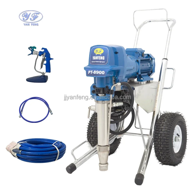

Yanfeng PT 8900 Electric Airless Putty Spray Machine High Pressure 4000W for Wall Painting