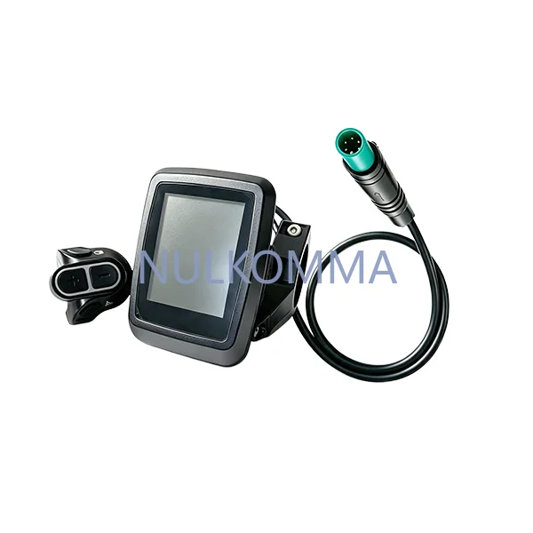 NULKOMMA 36V48V Electric Bike LCD Display 5Pin Connector D16 E-bike Control Panel Speedometer Handlebar Switch for Folding Ebike - view 4