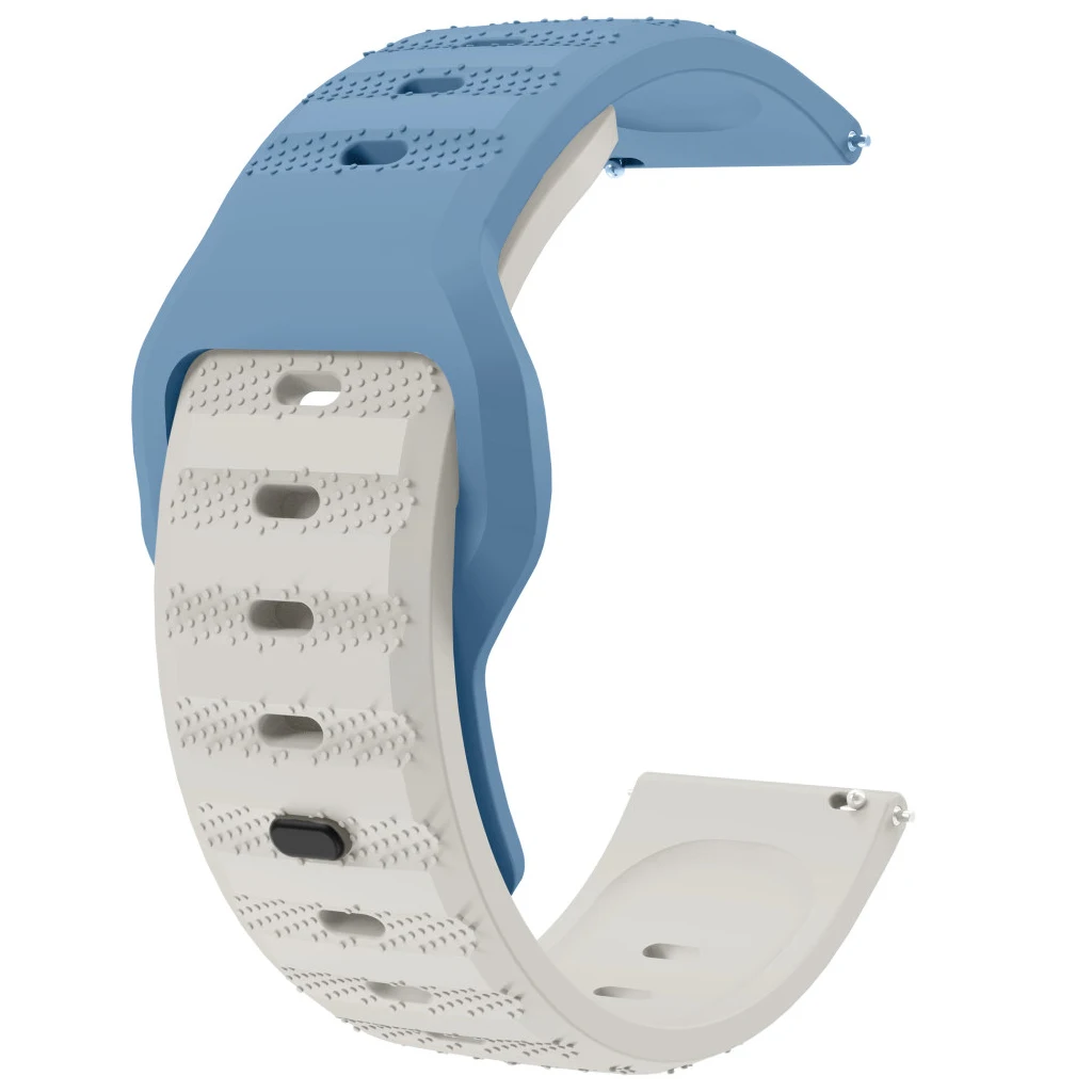 حزام ساعة عصرية عالمية 20 ملم 22 ملم لهواوي سامسونج جارمين، حزام ساعة مقاوم للماء من السيليكون سريع الإصدار للرجال والنساء