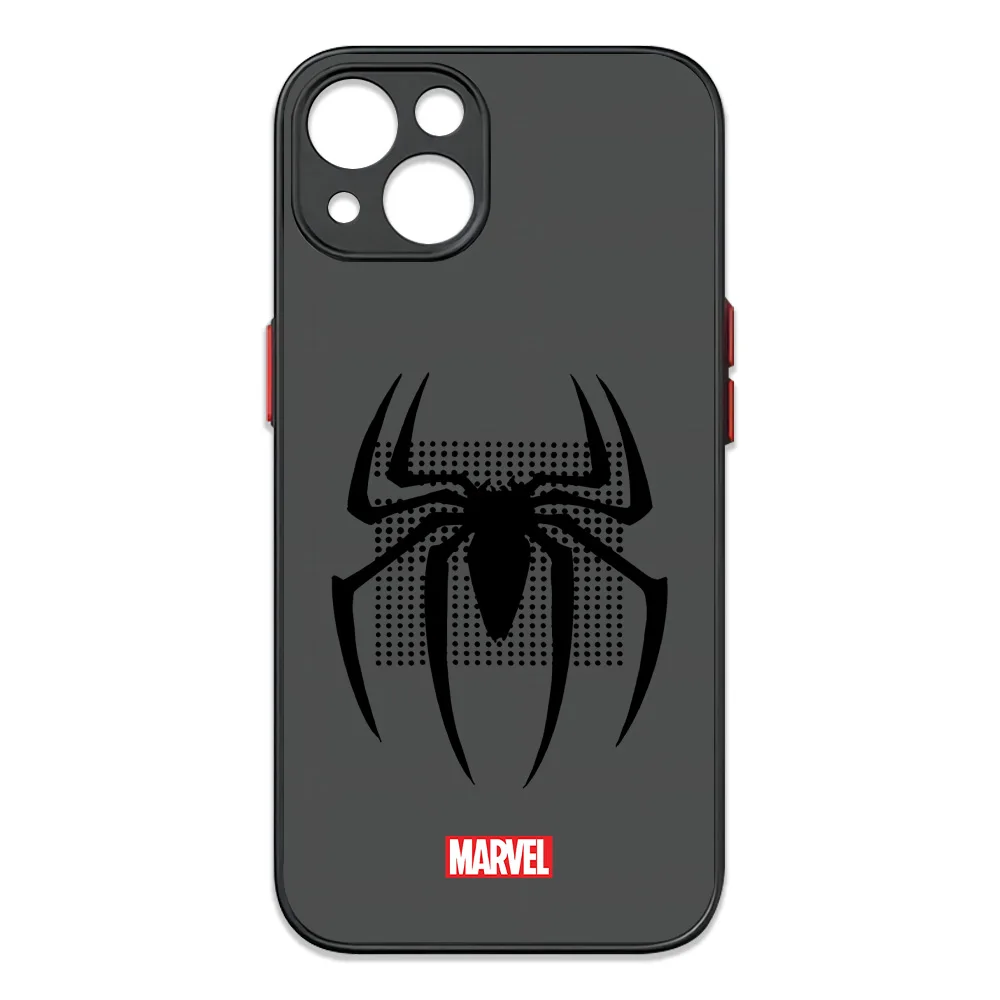 Casing Ponsel Logo Marvels Spider-Man Irons-Man untuk Oppo Reno8 Reno7 Reno6 Reno5 Reno4 Reno3 Reno2 T Pro 4G 5G Matte Jernih