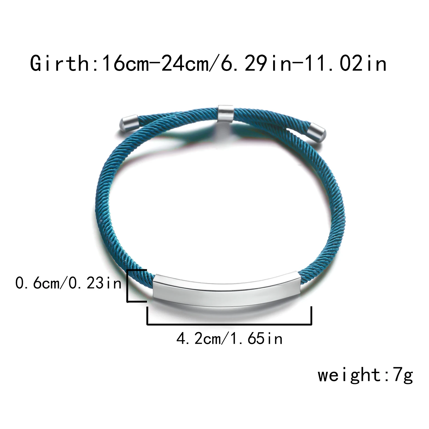 Personal isierte Herren Armband maßge schneiderte Seil Kette Armreif Edelstahl Name Datum Text graviert Armband Geburtstags geschenk für ihn – Detail 8