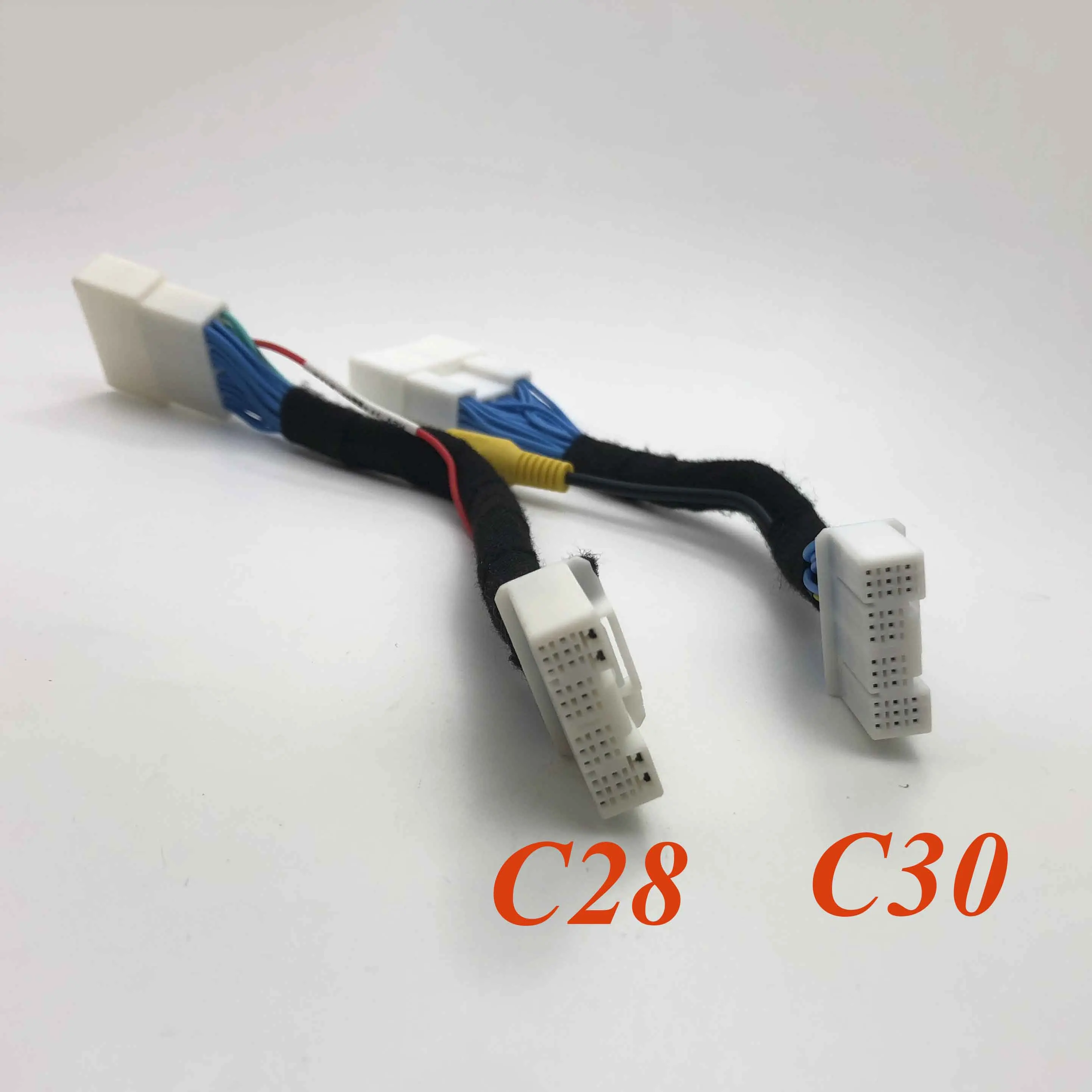 JIAYITIAN Camera Adapter Cable For Toyota Corolla Cross 2021~  C28 C30 Pins work with Factory Monitor Head Unit for backup CAM