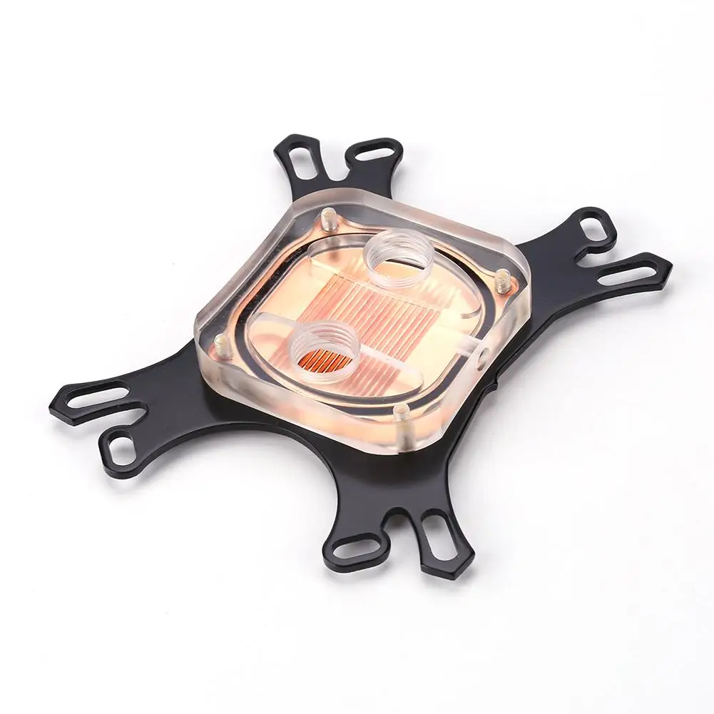 CPU Water Block Water Cooler Computer Cooling Radiator for Intel AMD+Screws