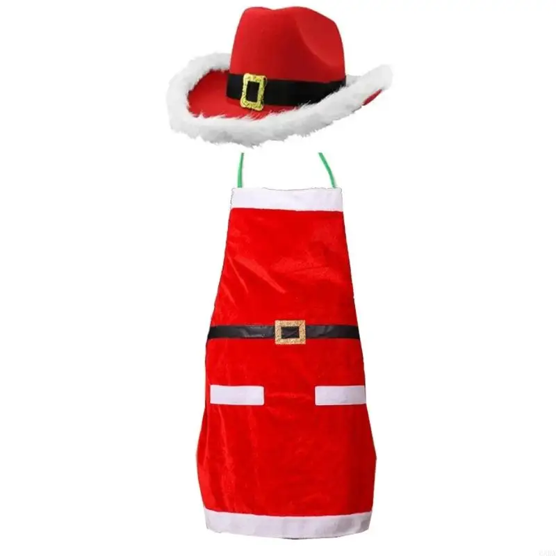 Bộ đồ ông già Noel Deluxe Trang phục Giáng sinh Ông già Noel Trang phục ông già Noel ngày lễ 6XDA