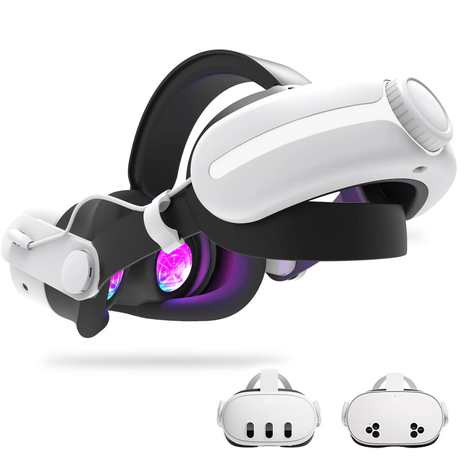 

mtomatovr For Meta Quest3/Meta Quest3S Adjustable head strap Battery Wear comfortable and pressure free quest3 head strap wit