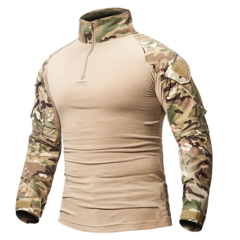 Herren Taktische Uniform Camo Multicam Soldaten-Scharfschützen-Jagdbekleidung Trainingsanzug Kampfhemden Cargohosen Kletter-Sets CS Herren – Detail 11
