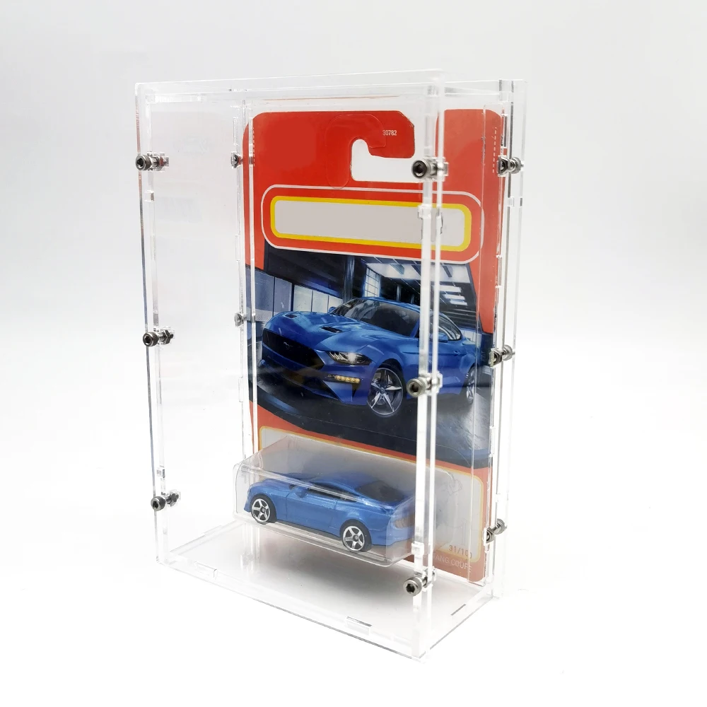 Bob Acryl 1/64 Modellauto-Vitrine für MINIGT RLC, transparente hochwertige Acrylbox /ohne Autos – Detail 2
